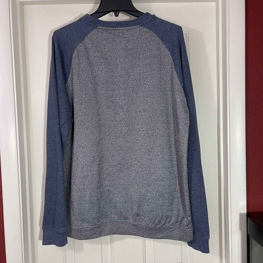St Louis Cardinals Sweatshirt Adults Size XL Blue Gray Raglan Long Sleeve Logo - Picture 4 of 13
